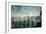 Naval battle between Russian and Swedish Fleet in Baltic Sea-null-Framed Giclee Print