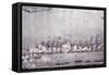 Naval Battle in Maracaibo, July 24, 1823-null-Framed Stretched Canvas