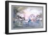 Naval Battle, Manila-Werner-Framed Art Print