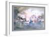 Naval Battle, Manila-Werner-Framed Art Print