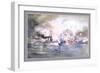 Naval Battle, Manila-Werner-Framed Art Print