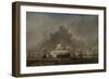 Naval Battle - Michiel Adriaensz De Ruyter and the Duke of York on the Royal Prince-Willem Van De Velde II-Framed Art Print