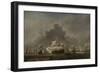 Naval Battle - Michiel Adriaensz De Ruyter and the Duke of York on the Royal Prince-Willem Van De Velde II-Framed Art Print