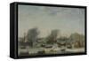 Naval battle near Gibraltar on 25th April 1607, 1639-Adam Willaerts-Framed Stretched Canvas