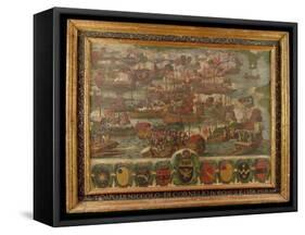 Naval Battle of Lepanto, 1571-null-Framed Stretched Canvas