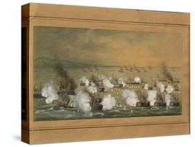 Naval Battle of Lissa Between Italy and Austria, Off Croatian Coast by Bongianini, 1866-null-Stretched Canvas