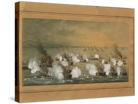 Naval Battle of Lissa Between Italy and Austria, Off Croatian Coast by Bongianini, 1866-null-Stretched Canvas