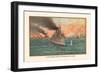 Naval Battle of Manil May 1st, 1898-Werner-Framed Art Print