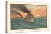 Naval Battle of Manil May 1st, 1898-Werner-Stretched Canvas