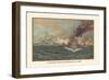 Naval Battle of Santiago, July 3rd, 1898-Werner-Framed Art Print