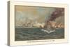 Naval Battle of Santiago, July 3rd, 1898-Werner-Stretched Canvas