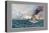 Naval Battle of Santiago-Werner-Stretched Canvas