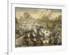 Naval Battle of Vigo Bay, 23 October 1702, from the War of the Spanish Succession, c.1705-Dutch School-Framed Giclee Print