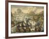 Naval Battle of Vigo Bay, 23 October 1702, from the War of the Spanish Succession, c.1705-Dutch School-Framed Giclee Print