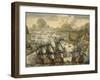 Naval Battle of Vigo Bay, 23 October 1702, from the War of the Spanish Succession, c.1705-Dutch School-Framed Giclee Print