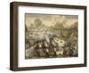 Naval Battle of Vigo Bay, 23 October 1702, from the War of the Spanish Succession, c.1705-Dutch School-Framed Giclee Print