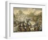 Naval Battle of Vigo Bay, 23 October 1702, from the War of the Spanish Succession, c.1705-Dutch School-Framed Giclee Print