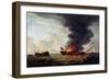 Naval Battle Resulting in the Destruction of Frigate-null-Framed Giclee Print