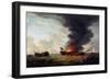 Naval Battle Resulting in the Destruction of Frigate-null-Framed Giclee Print