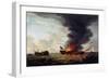 Naval Battle Resulting in the Destruction of Frigate-null-Framed Giclee Print