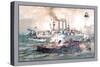 Naval Battle, Santiago-Werner-Stretched Canvas