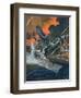 Naval Battle-Graham Coton-Framed Giclee Print