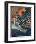 Naval Battle-Graham Coton-Framed Giclee Print