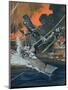 Naval Battle-Graham Coton-Mounted Giclee Print