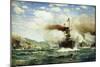 Naval Battle-James Gale Tyler-Mounted Giclee Print