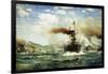 Naval Battle-James Gale Tyler-Framed Giclee Print