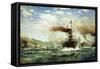 Naval Battle-James Gale Tyler-Framed Stretched Canvas