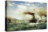 Naval Battle-James Gale Tyler-Stretched Canvas