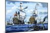 Naval Battle-null-Mounted Giclee Print