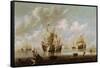 Naval Battle-Willem Van De, The Younger Velde-Framed Stretched Canvas