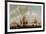 Naval Battle-Willem Van De, The Younger Velde-Framed Premium Giclee Print