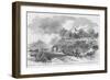 Naval Brigade Builds Battery on Shutter's Hill-Frank Leslie-Framed Art Print