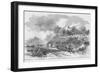 Naval Brigade Builds Battery on Shutter's Hill-Frank Leslie-Framed Art Print