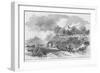 Naval Brigade Builds Battery on Shutter's Hill-Frank Leslie-Framed Art Print