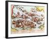 Naval Combat Between the Beggars of the Sea and the Spanish in 1573-Franz Hogenberg-Framed Giclee Print