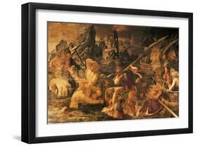 Naval Combat, Fresco-Rosso Fiorentino-Framed Giclee Print