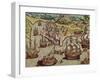 Naval Combat, Illustration from "Americae Tertia Pars...", 1592-Theodor de Bry-Framed Giclee Print