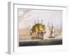 Naval Combat off Boston Between Hms Shannon and the American Frigate Chesapeake-Jeakes-Framed Art Print