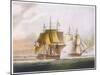 Naval Combat off Boston Between Hms Shannon and the American Frigate Chesapeake-Jeakes-Mounted Art Print