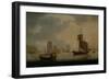 Naval Cutter by Belem Tower at the Mouth of the Tagus-William Anderson-Framed Giclee Print