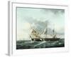 Naval Engagement Between Uss Wasp and Hms Frolic, C.1815-Thomas Birch-Framed Giclee Print