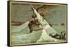 Naval Engagement, Spanish-American War, 1898-null-Framed Stretched Canvas