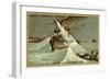 Naval Engagement, Spanish-American War, 1898-null-Framed Giclee Print