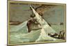 Naval Engagement, Spanish-American War, 1898-null-Mounted Giclee Print