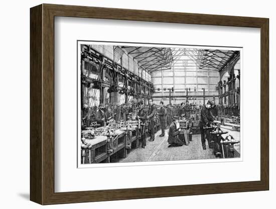 Naval Engineering School, 19th Century-Science Photo Library-Framed Photographic Print