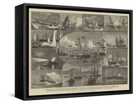 Naval Events of the Year-William Edward Atkins-Framed Stretched Canvas